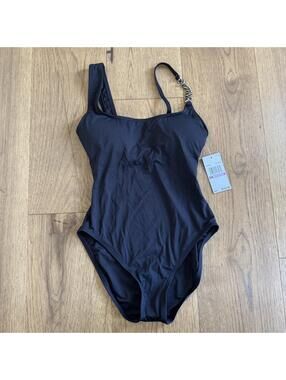 NWT Michael Kors Swimsuit with Chain Detail Size 6